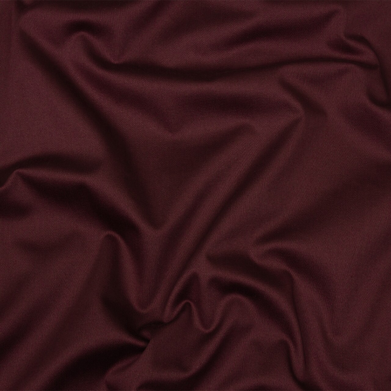 1 Yard Stretch Cotton Sateen Burgundy Carlos Collection Fabric